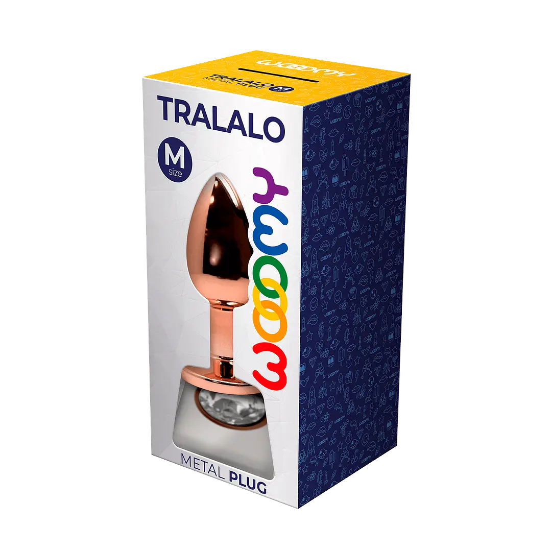 Plug Anal Metálico Wooomy Tralalo